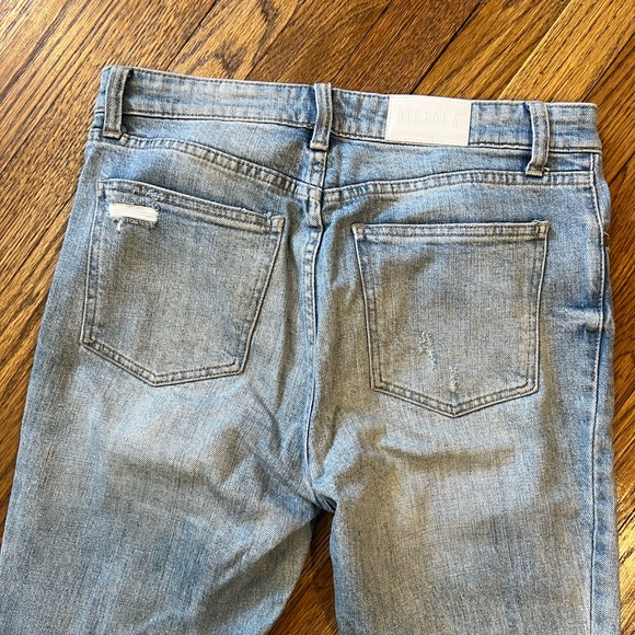 Pistola Blue Straight Leg Distressed Jeans - Picture 3 of 7